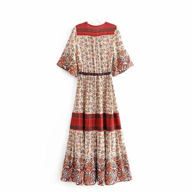 Floral Boho Maxi Dress-Your Soul Place